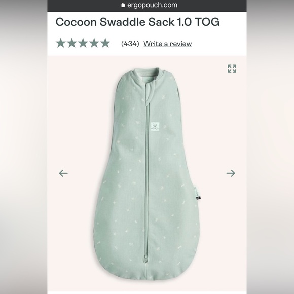 Ergobaby Pajamas Ergo Pouch Cocoon Sleep Sack Convertible Swaddle